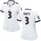 Game White Women's Deonte Harty Baltimore Ravens Jersey