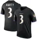 Legend Black Men's Deonte Harty Baltimore Ravens Jersey