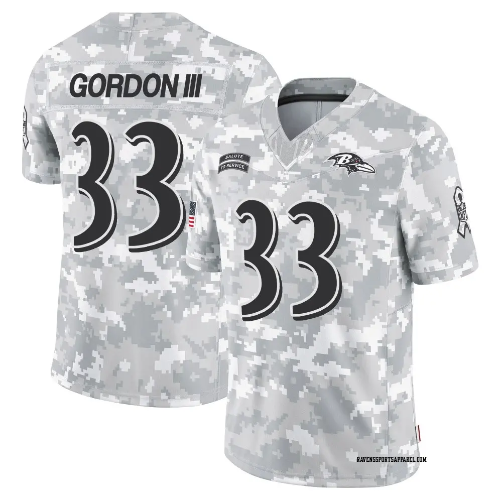 Melvin Gordon III Jersey for Men Women and Kids Ravens Store