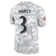 Limited Arctic Camo Youth Deonte Harty Baltimore Ravens 2024 Salute to Service Jersey