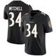 Limited Black Men's Keaton Mitchell Baltimore Ravens Alternate Vapor Untouchable Jersey