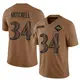 Limited Brown Men's Keaton Mitchell Baltimore Ravens 2023 Salute To Service Jersey