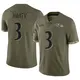 Limited Olive Men's Deonte Harty Baltimore Ravens 2022 Salute To Service Jersey