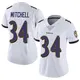 Limited White Women's Keaton Mitchell Baltimore Ravens Vapor Untouchable Jersey