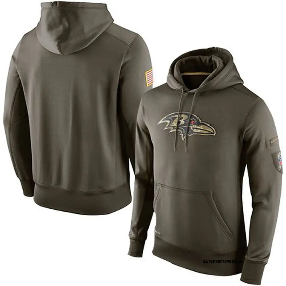 Baltimore Ravens Salute to Service Hoodies Sweatshirts Ravens Store